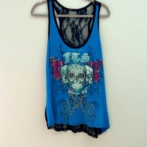 Harley Davidson, Michael Ballard, Sturgis SD, bling and lace tank top.